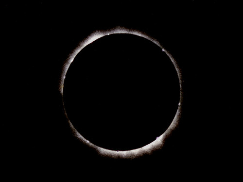 Total Solar Eclipse - Bailey's beads