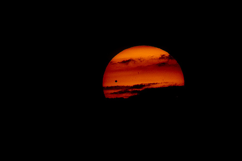 Venus transit at Sunrise